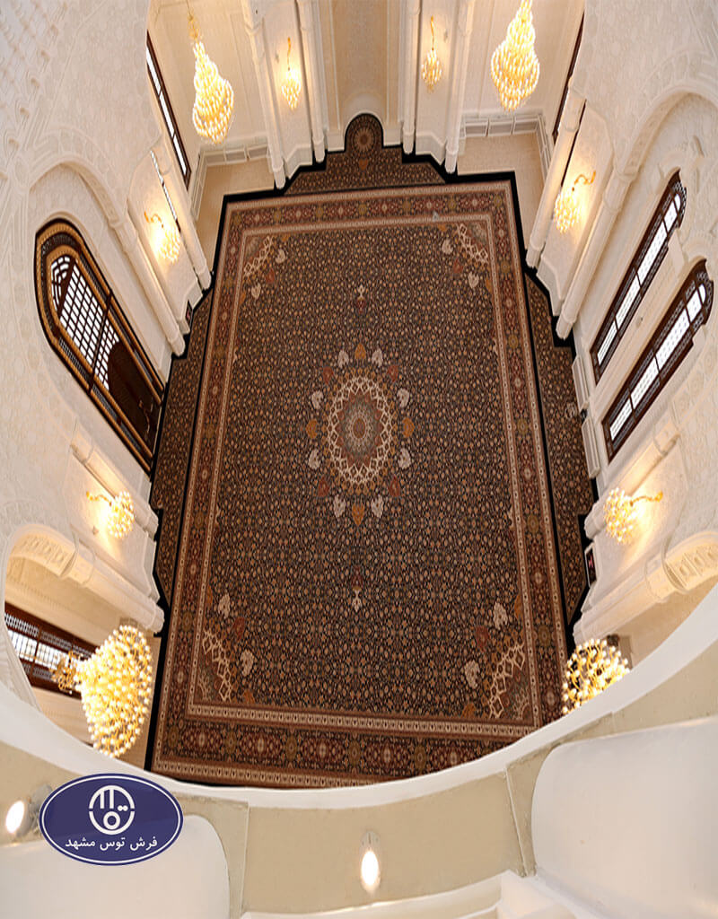 The integrated carpet Baku mosque